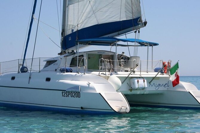 2-Catamaran tour from Cannigione to the Maddalena Archipelago - Budelli’s Pink Beach is a viewing stop