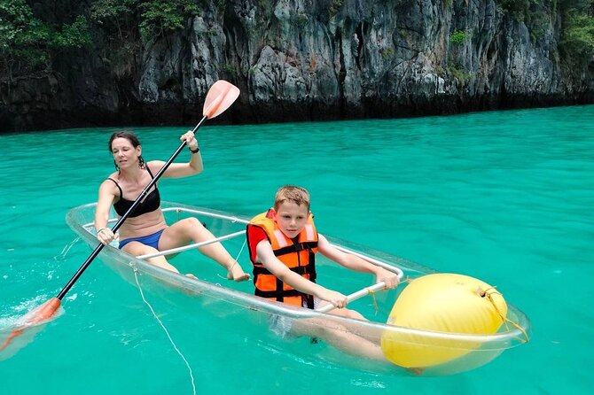 2x Snorkelling Phi Phi, Maiton, Maya Bay, khai islands tour - Pileh Bay: the best water stop for many people