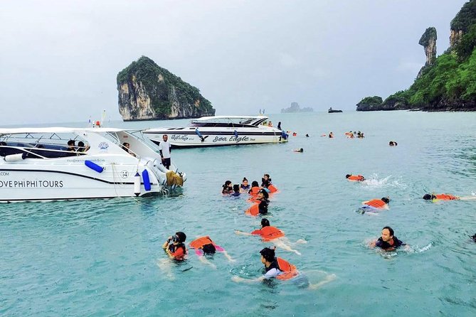 4 Island Tour by Traditional Big Longtail Boat from Krabi - Chicken Island and its famous rock profile