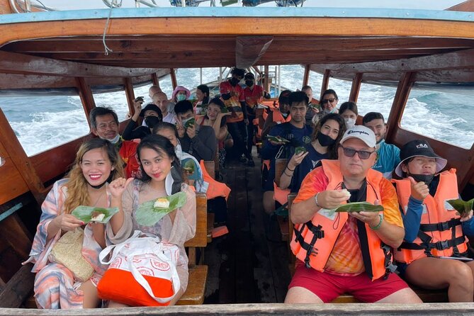 4 Islands Snorkeling Tour by Longtail Boat from Krabi with Walk on Tombolo - Poda Island for swimming and lunch