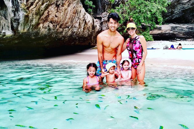 4 Islands Sunset + Plankton, Semi-Private Tour only 12 Guests - Phra Nang Cave Beach: sand, caves, and a Thai lunch