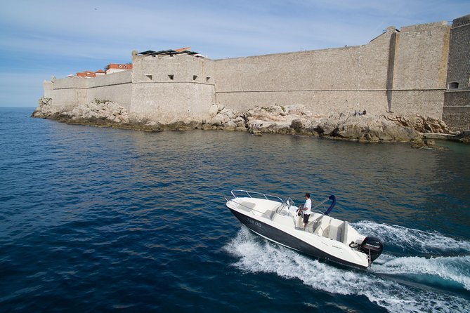 4h trip from Dubrovnik to the Elafiti islands with Quicksilver 675 boat - The skipper makes or breaks the outing