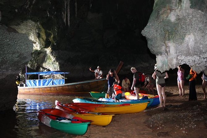 A full day exploring kayaking 3 islands (Talabeng sea cave) - Lunch and beach time on Koh Bubu