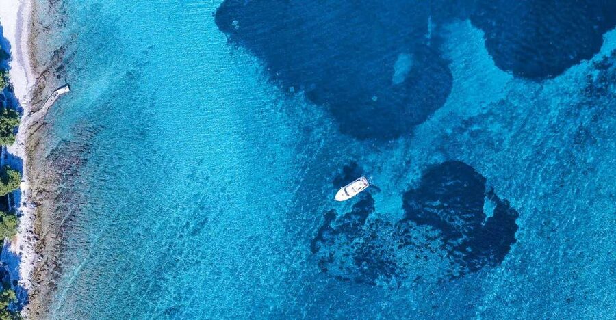 All-inclusive Blue Lagoon & 3 Islands Day Tour with Lunch - The Blue Lagoon near Drvenik