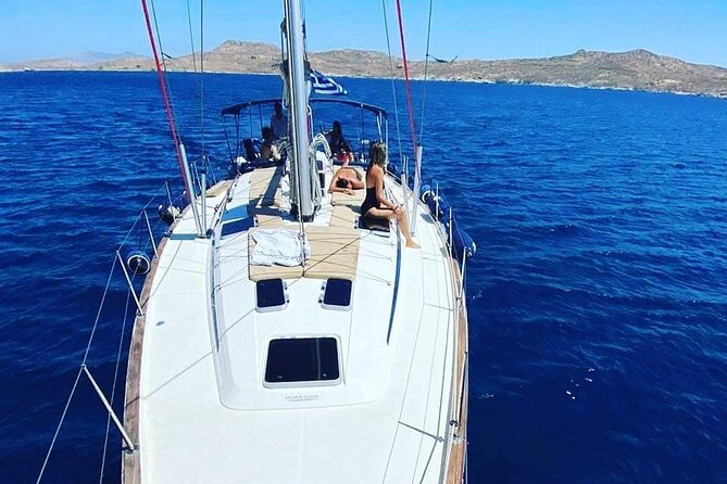 All inclusive Delos & Rhenia Islands tour up to 12 pax (free transportation) - From Tourlos to Delos by sailboat