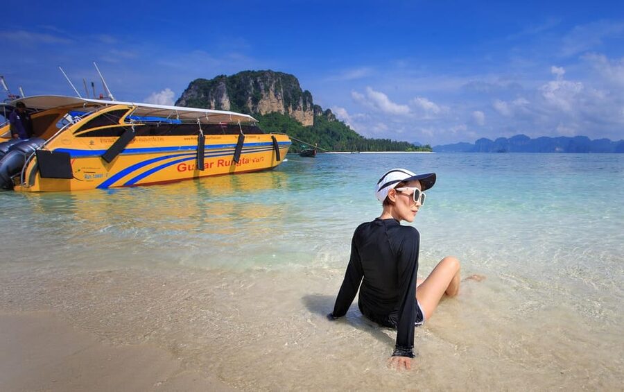 Ao Nang: 4 Islands Day Tour by Speedboat or Longtail Boat - The morning begins with a hotel pickup