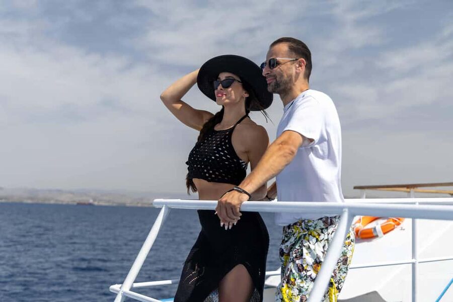Athens: VIP Swimming Cruise to three islands - Aegina and the Perdika question