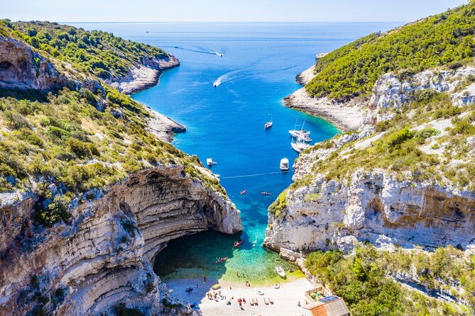 Blue Cave & Island Escape: A Unique 6-Island Adventure from Split - Green Cave and Monk Seal Cave