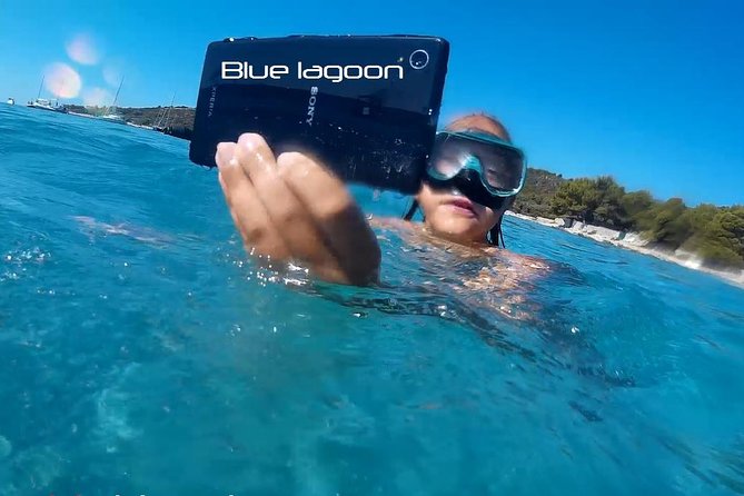 Blue Lagoon & three islands: 5 hours half day relax tour - Veliki Drvenik offers a quieter swim