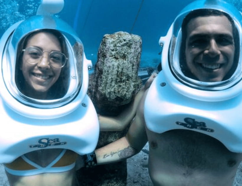Boracay: Island Hopping with Lunch, Helmet Diving & ATV - Puka Shell Beach: one hour for swimming and sand