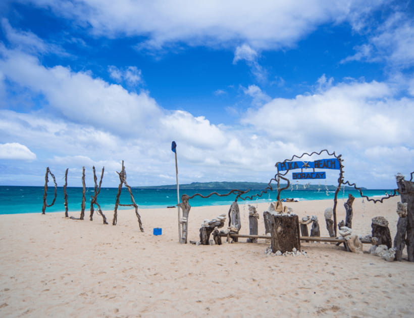 Boracay: Island Hopping with Lunch, Helmet Diving & ATV - Tambisaan Beach: buffet lunch and a proper reset