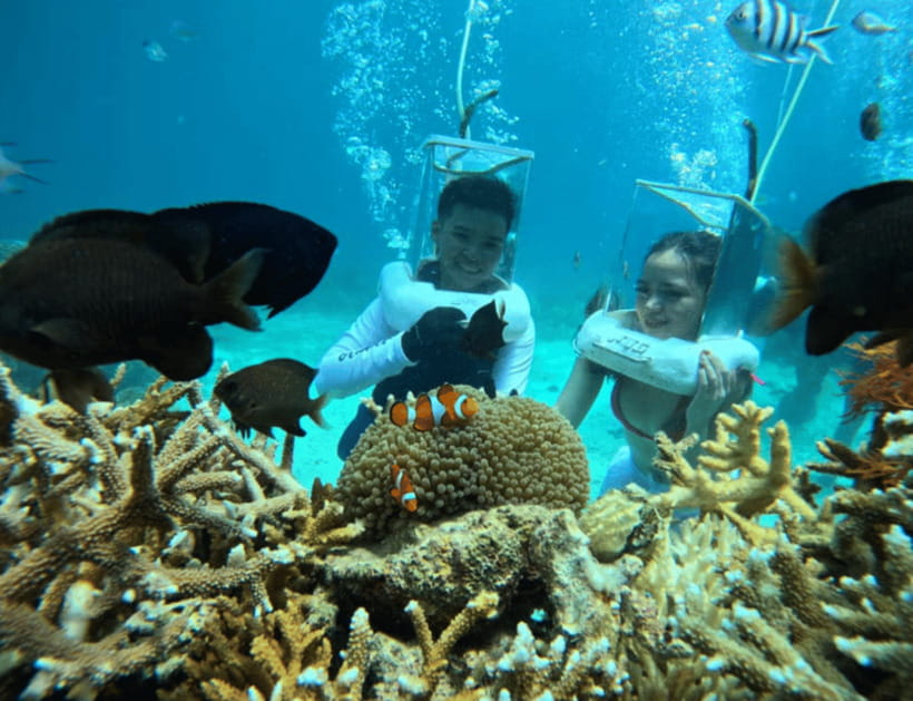 Boracay: Island Hopping with Lunch, Helmet Diving & ATV - How the guides affect the day
