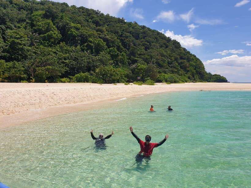 Boracay: Private Island Hopping & Snorkeling Tour - Puka Beach: a scenic first stop