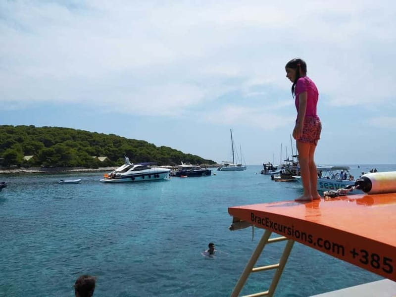 Brač: Blue Cave Island Hopping Luxury Tour - Budikovac is the day’s best swim stop