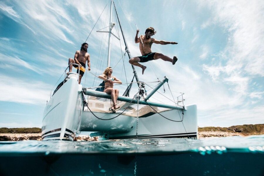 Cannigione: Catamaran daily tour to La Maddalena Archipelago - Budelli, Santa Maria, and the northern islands