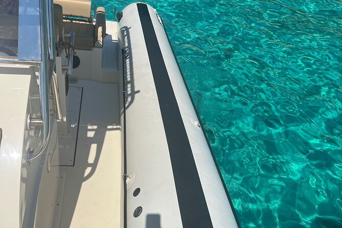 Cannigione: rubber dinghy tour in the Maddalena Archipelago - Cala Soraya, a swim-to beach