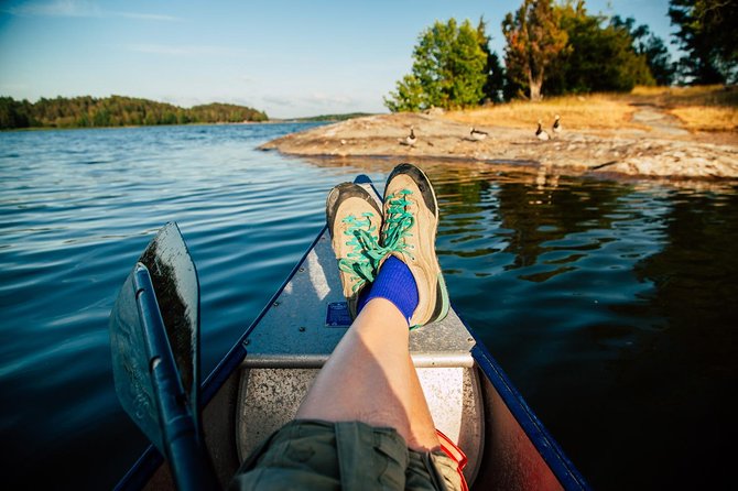 Canoe adventure in Stockholm Archipelago - A short safety briefing before you paddle