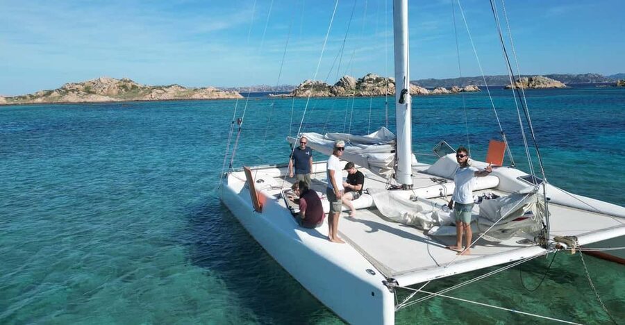 Catamaran: Day trips in La Maddalena's Archipelago - Setting out from Palau at 10:00 AM