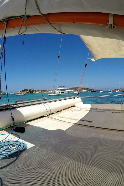 Catamaran: Day trips in La Maddalena's Archipelago - Piscine di Budelli, the first swim stop