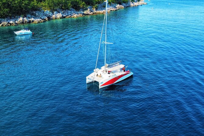 Catamaran tour of the islands of the La Maddalena Archipelago - Pink Beach: a famous view from the water