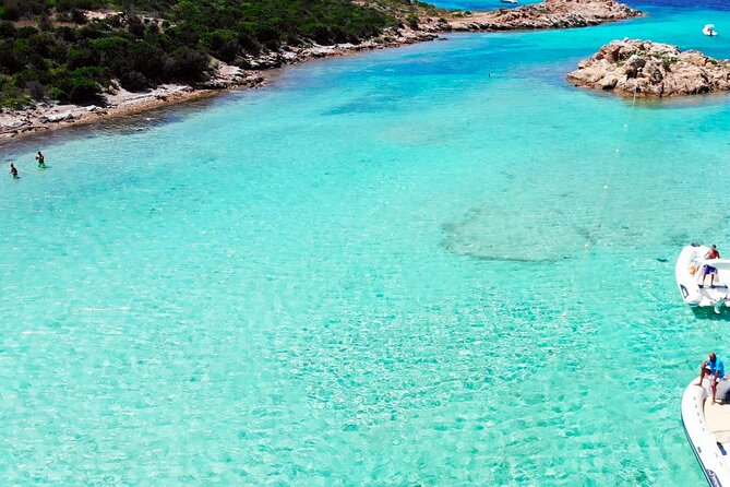 Daily excursion by dinghy to the Maddalena Archipelago - Cala Granara and Cala Corsara: the main swim stop