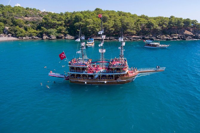 Dolphin Islands Boat Trip Lunch and Soft Drink Included From Side - Foam party, sunbathing, and the mood onboard