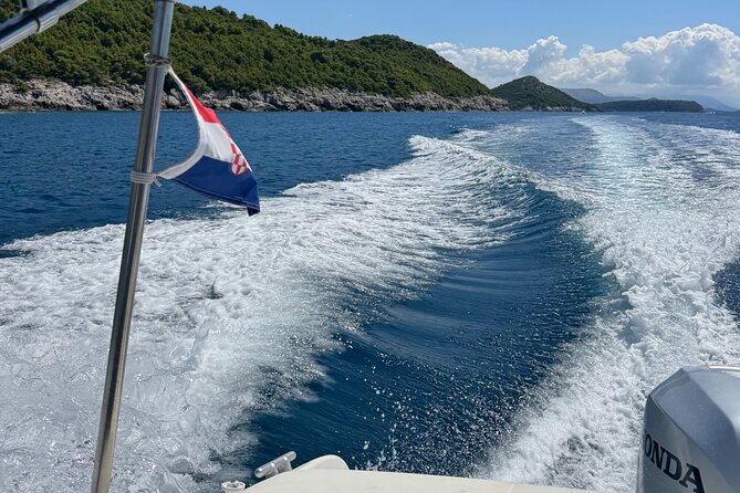 Dubrovnik Elaphiti Blue cave best offer private speedboat tour - A sunset return past Lokrum and Dubrovnik