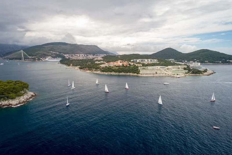 Dubrovnik: Private Elaphiti Islands Sailing Tour - The Blue Cave and the color below the surface
