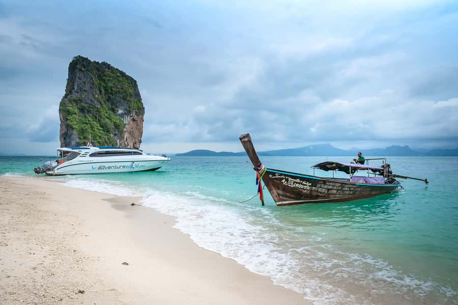 Early Bird Krabi 4 Islands from Phuket/Khaolak - Tup, Chicken, and Mo Islands at low tide