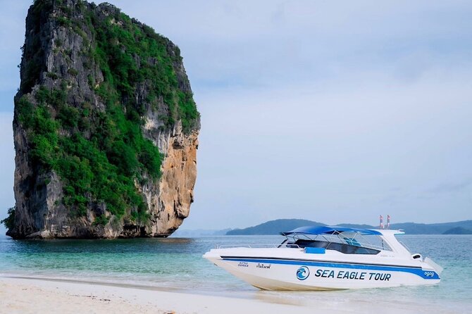 Early Bird Phi Phi 4 Islands by Speedboat 2 Trips in 1 Day - More snorkeling, Viking Cave, and Monkey Beach