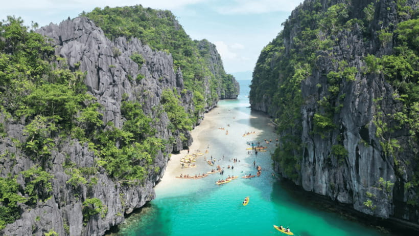 El Nido: Secret Lagoon Island Hopping with Lunch - Big Lagoon and the question of kayaking