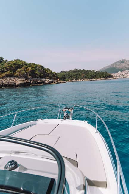 Elaphite Islands: Private boat tour (Cap Camarat 7.5wa) - Lopud, Šunj Beach, and time on land