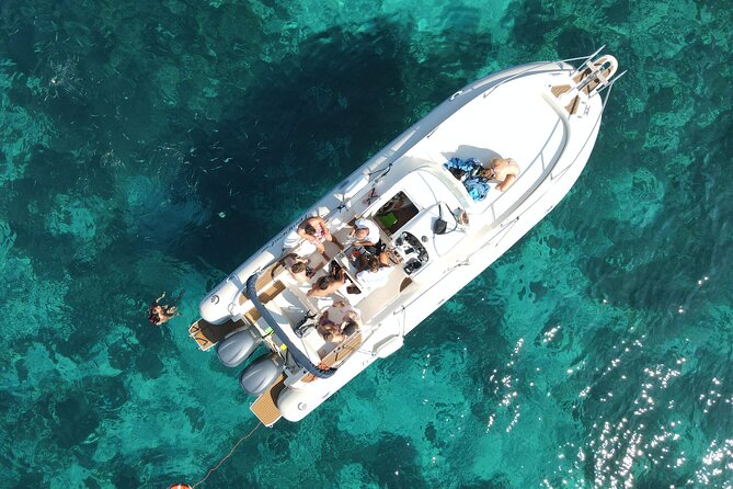 Favignana and Levanzo, Egadi islands tour by boat from Trapani - Cala Rossa brings the classic swimming stop