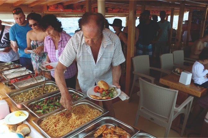 Fethiye Islands Sailing Cruise with Lunch - Cavy Bay and the rock-cut staircase