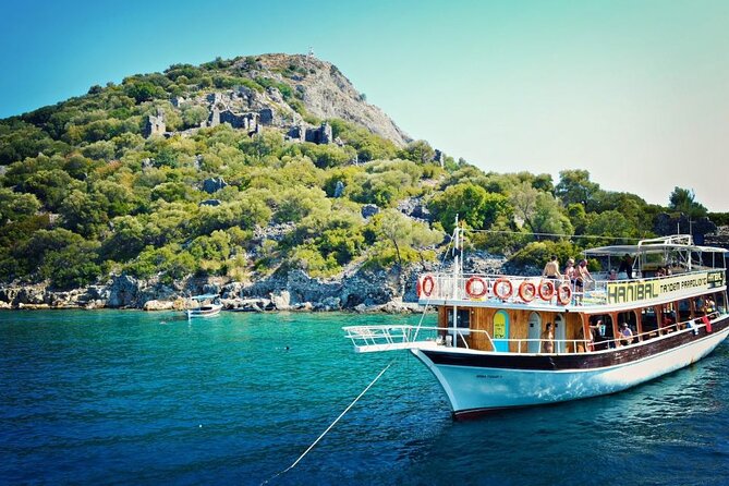 Fethiye Oludeniz Boat Trip With Butterfly Valley And Six Islands - Blue Cave: a beautiful first swim