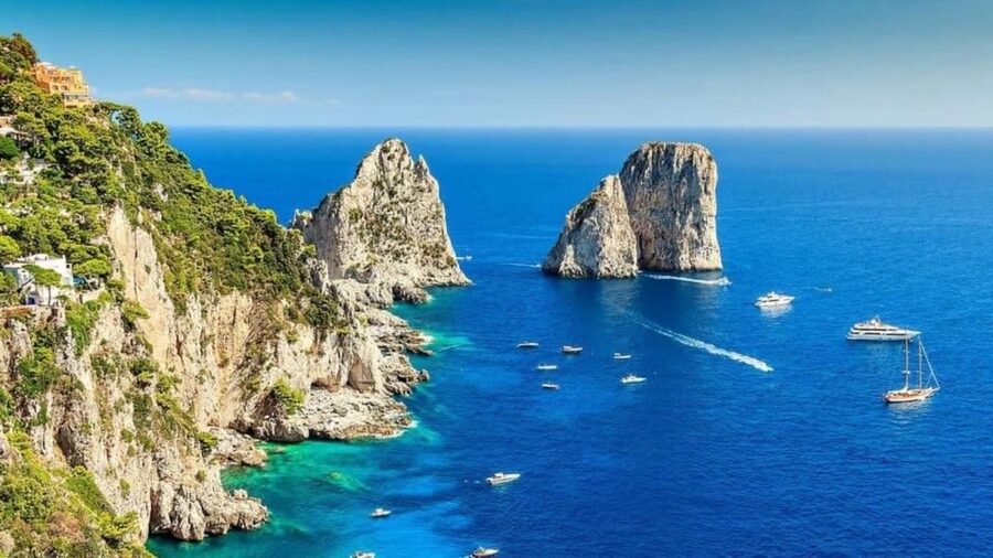 From Amalfi: Li Galli and Capri Islands Boat Tour - The final stop at Li Galli
