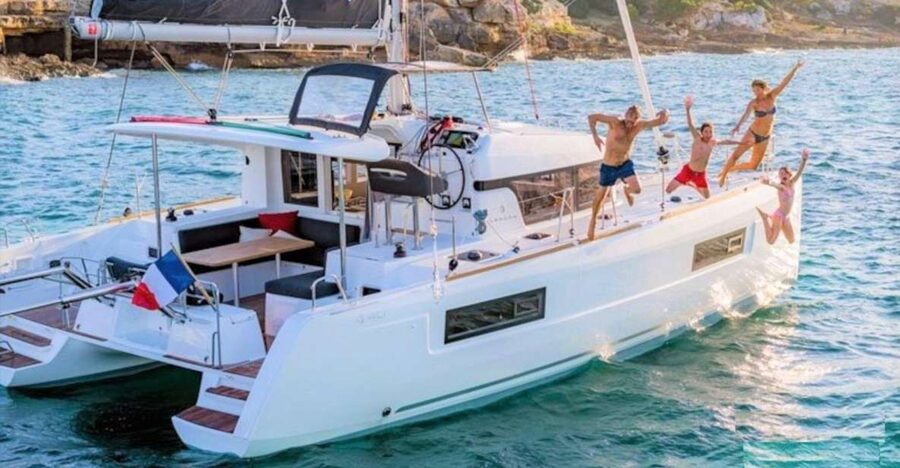 From Cannigione: Catamaran tour in La Maddalena Archipelago - Starting at Cannigione’s CNA pier