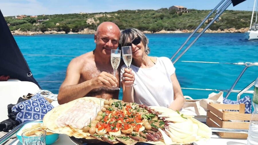 From Cannigione: Sailboat Tour in La Maddalena Archipelago - A proper lunch instead of a token snack