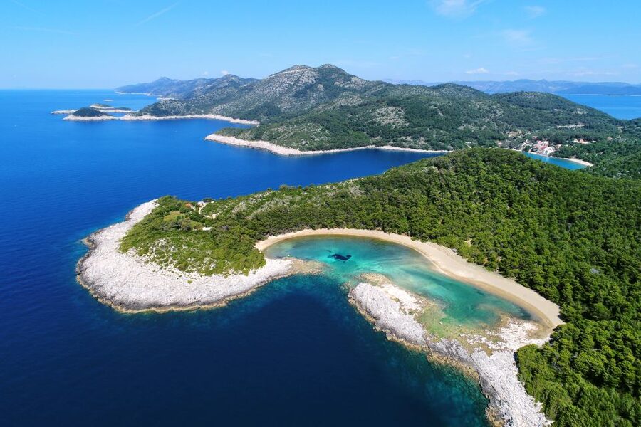 From Dubrovnik: Mljet National Park & Elaphiti Islands Trip - Mljet National Park and its two saltwater lakes
