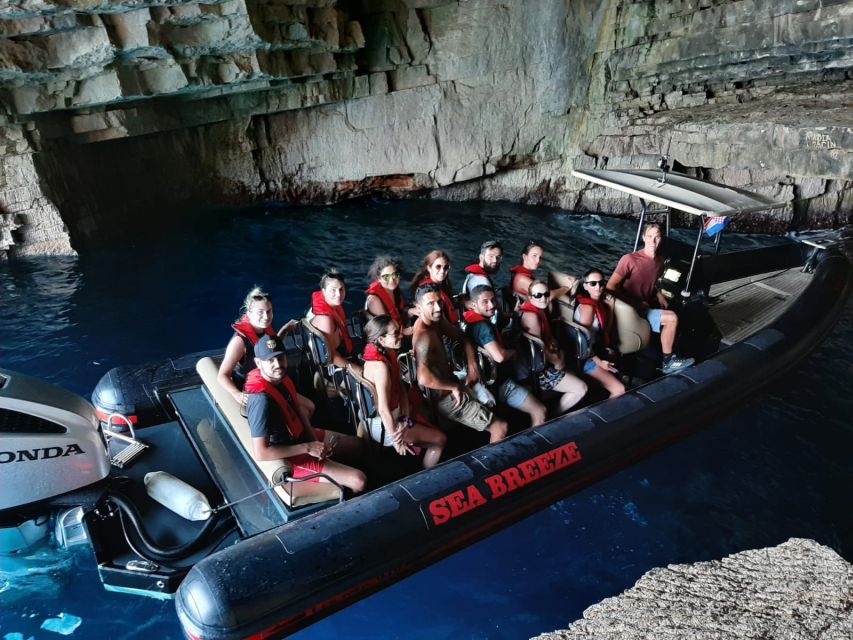 From Dubrovnik: Mljet National Park & Elaphiti Islands Trip - Odysseus Cave, cliff jumps, and brilliant blue water