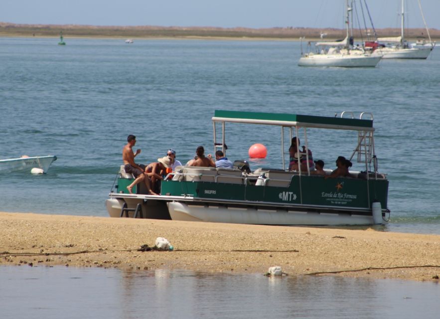 From Faro: 2-Island, 2-Stop Ria Formosa Catamaran Tour - Leaving Faro through the Ria Formosa