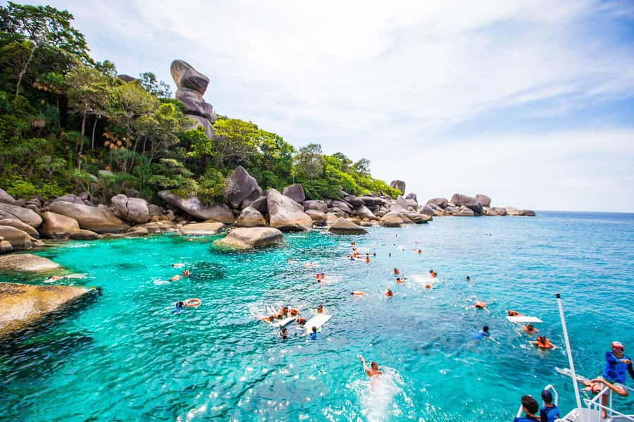 From Khao Lak: Similan Islands Day Trip by Luxury Catamaran - Koh Ba Ngu and the second snorkeling session