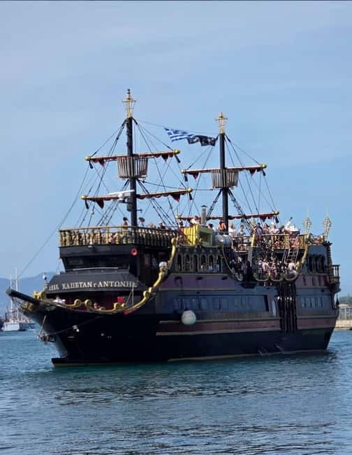 From Kos: 3-Island Boat Trip with BBQ & Water Slide - Kalymnos and the port town of Pothia