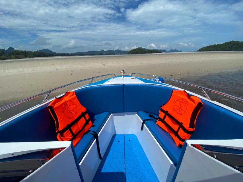 From Krabi: 4 Islands Snorkeling Tour by Speed Boat - Phranang Cave Beach and the princess spirit