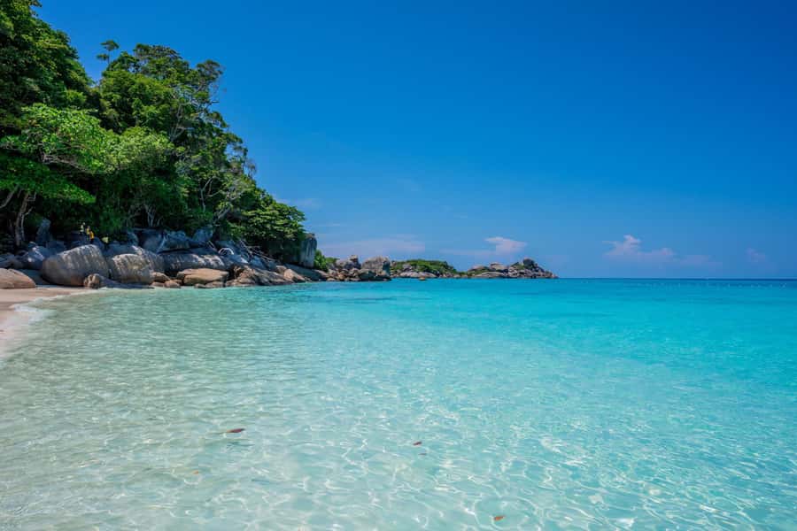From Krabi: Similan Islands Day Trip by Speedboat - Sailing Rock on Koh Similan