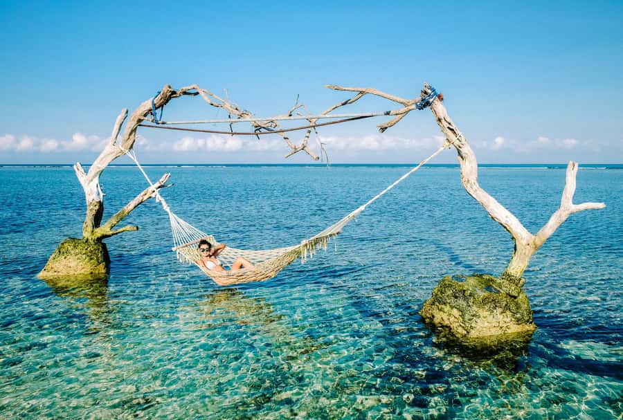 From Lombok: Private Gili Islands Trip w. Glass-Bottom Boat - Gili Air: the first proper swim