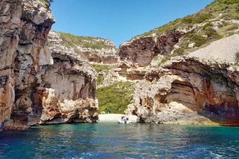 From Milna or Supetar: Magical Blue Cave Island Hopping - Komiža and the western side of Vis
