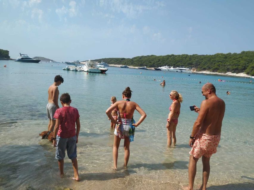 From Milna or Supetar: Magical Blue Cave Island Hopping - Stiniva Cove, one of the day’s best swims