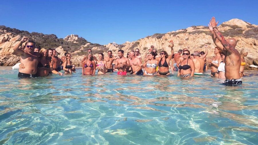 From Palau: Catamaran tour in La Maddalena Archipelago - Swimming and Snorkeling in the Archipelago