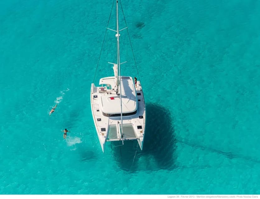From Palau: Catamaran tour in La Maddalena Archipelago - Starting at Yacht Club Punta Sardegna